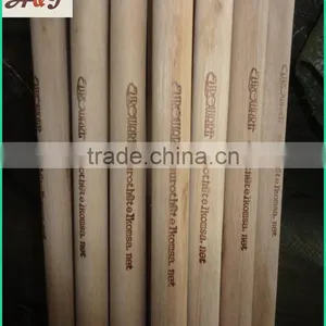 Hot Stamping Logo Natural Wooden Broom Handle thumbnail-4