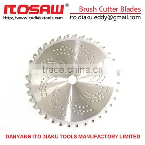 ITO-G-14 TCT Grass Trimmer Weeds Saw Blade Parts For Brush Cutter SK-5 Body and YG8 Tips, Size 230MM*36T and 255mm*40T thumbnail-1