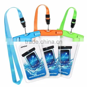Diving and Swimming Waterproof Phone Bag Clear Touchable Material thumbnail-1