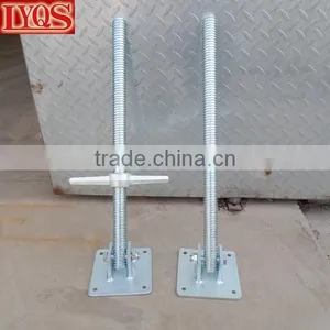 Screwed Solid Swivel Base Jacks for Scaffolding System thumbnail-1