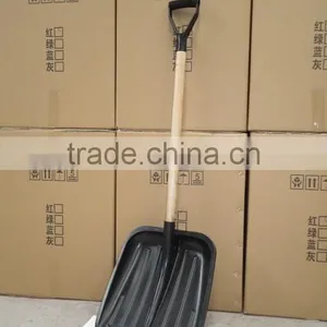 Heavy Duty Plastic Snow Removel Shovel Ice Scoop Ice Scraper With Wooden/aluminium/steel Handle thumbnail-1
