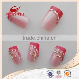 French Nail Tips Hair Extensions thumbnail-1