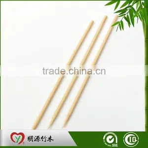 Custom Bbq Barbeque Eco-friendly Natural Flat Round Point High Quality Bamboo Stick thumbnail-2