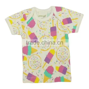 Different Color Boys and Girls V Neck Baby t Shirt and Organic Cotton Polo t Shirt for Babies thumbnail-1