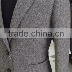 Ladies' Winter PU Slim Fit Basic Jacket Blazer thumbnail-6