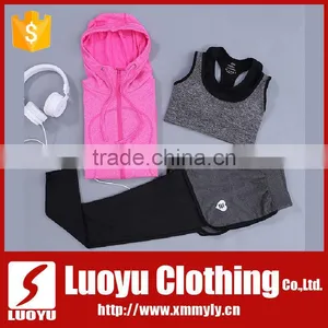 Women Yoga Wear Suits Sports Bra and Yoga Pants thumbnail-3