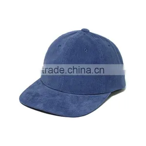 Brimless Velvet Plain Distressed Baseball Cap thumbnail-5