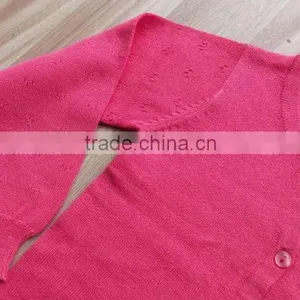 Wholesale Latest Cotton Knitting Children Kid Lace Cardigan Sweater for Girl(KS0432) thumbnail-4