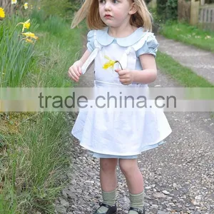 New Design Dress Material Pure Cotton Two Piece Short Frock Dress thumbnail-1