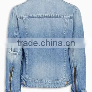 New Fashion Design Boys Blue Jean Jackets Stylish Kids Denim Coats thumbnail-2
