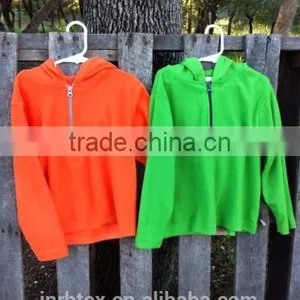 Custom Pull Over Micro Polar Fleece Hoodies thumbnail-1