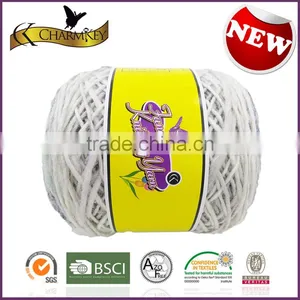 Charmkey Baby Yarn Wool Bamboo Blended Yarn Natural Fiber Melange Yarn thumbnail-1