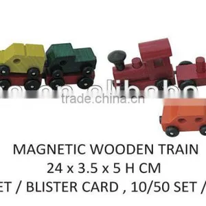 MAGNETIC WOODEN TRAIN thumbnail-1