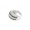 Designer 925 Sterling Silver Plating Crystal Jewelry Wedding Bands Rings for Women J010 thumbnail-1