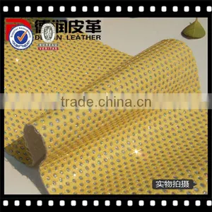 Zhejiang Glitter PVC PU Leather Fabric For Bags thumbnail-1