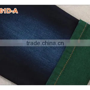 Cotton Tencel Dark Indigo Color Slub Denim Fabric thumbnail-6