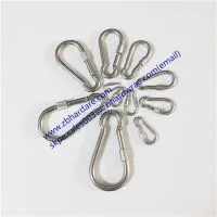 Stainless Steel Spring Snap Hook With Lock Nut thumbnail-2