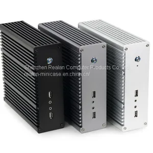 Realan Aluminum Industrial Computer Host M1766-SKLUT2-i5-6200U thumbnail-1