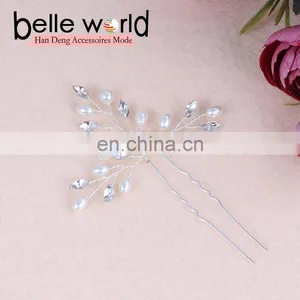 Bride Wedding Headcomb Pearl Hair Fork Wedding Accessories thumbnail-4