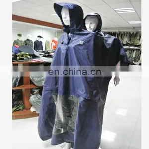 100% Waterproof Pvc Polyester Rain Poncho Plus With Custom Logo thumbnail-2