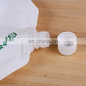 Manufacture Customized Reusable Laundry Washing Liquid Packaging Spout Pouch Bag With Top Handle thumbnail-4