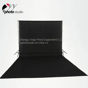 Black Muslin Photography Backdrop thumbnail-1