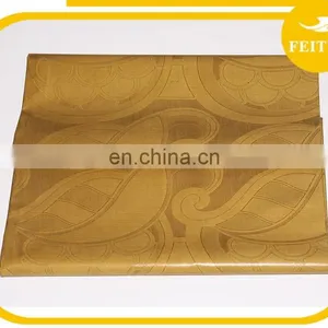 China Suppliers Bazin Riche African Lace Fabrics Cotton Guinea Brocade Discount Textile Material Fabric thumbnail-1