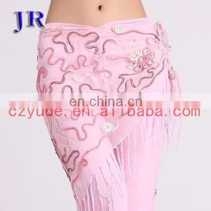 High Embroidery Net Cloth Belly Dance Waist Belt Y-2018# thumbnail-2