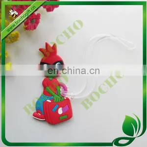 Shaped Rubber Luggage Tag thumbnail-1