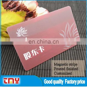 Frost Inkjet Printing Pvc Transparent Business Card Sheet thumbnail-3