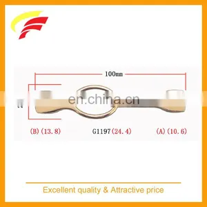 Factory Price Zinc Alloy Hook and Loop Belt Buckle for Coat thumbnail-2
