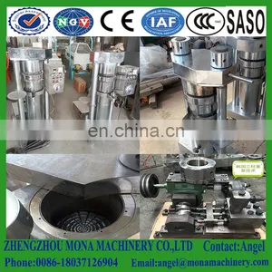 Hydraulic Edible Oil Press and Extraction Machine for Soya,bean,peanut,palm,olive ,sesame,rapeseed thumbnail-1
