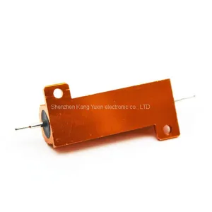 Golden Aluminum Case 50w 150r Metal Resistance Wirewound Power Resistor 4R 6R 8R thumbnail-5