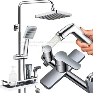 Bathroom Rainfall Shower Set Shower Water Mixer thumbnail-1