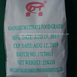 Magnesium Citrate Anhydrous Powder Gianule MGCA Food Ingredient Food Grade Food Additive Manufacturer Chemical High Quality thumbnail-1