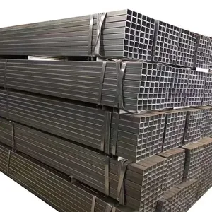 Weld ERW Steel Pipe Rectangular Tube Steel Square Tube Black Iron Pipe Prices thumbnail-4