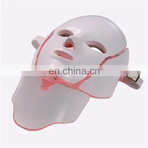 2020 FAIR Pro Korea 7 Color Led Photon Light Therapy Machine Led Face Facial Mask With Neck Device thumbnail-3