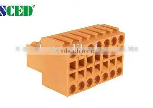 Termin Block 3.50mm 300V 8A Double Levels Plug In Terminal Block Connector 2*2P - 24*2P thumbnail-1