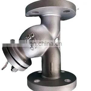 JIS STANDARD ASTM A351 CF3M CF8M SS304 SS316L Stainless Steel Materials Water Oil Y TYPE STRAINER HIGH PRESSURE thumbnail-1