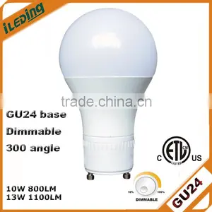 Dimmable Omni-Directional 300 Beam 800LM/1100LM ETL Listed GU24 LED Bulb thumbnail-1