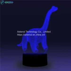 Factory Best Sellers Dinosaur 3D Night Light APP Control for Boys thumbnail-4