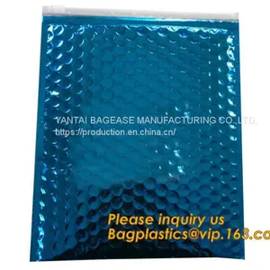 Slider Zipper Biodegradable Bubble Out Pouch Envelopes Protective Wrap Bags For Mail & Storage Bubble Mailers thumbnail-3