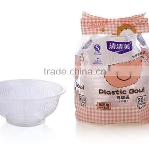 Custom Logo Printed 16oz Wholesale Disposable Plastic Bowl thumbnail-1