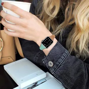 Factory Price Fashion Strap For Apple Watch Leather 38mm Genuine Leather for Iwatch Band Strap Replacement Band for Apple Watch thumbnail-5