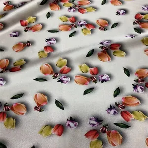 Fashion Textile Quilt Polyester Fabric Rayon Blend Printing Digital thumbnail-2