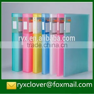 A4 Clear Customize Plastic Sheet Folder Display Book Quality Choice thumbnail-1