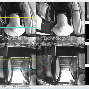 4 Channel Realtime Video System Bus People Counter 3G 4G Vehicle GPS Tracking Passenger Counting thumbnail-2