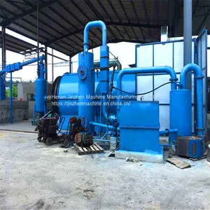 10ton 12ton 15ton Automatic Feeding Waste Tyre/Plastic Pyrolysis Machine For Fuel Oil thumbnail-2