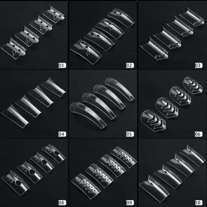 Nail Enhancements Special Nail Shapes, Alien Stars, Hollow Out Nails, Transparent Lace, French False Nails thumbnail-1