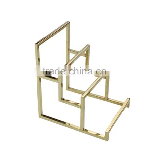 Polished Gold Wallet Display Stand, Metal Wallet Display Rack thumbnail-6